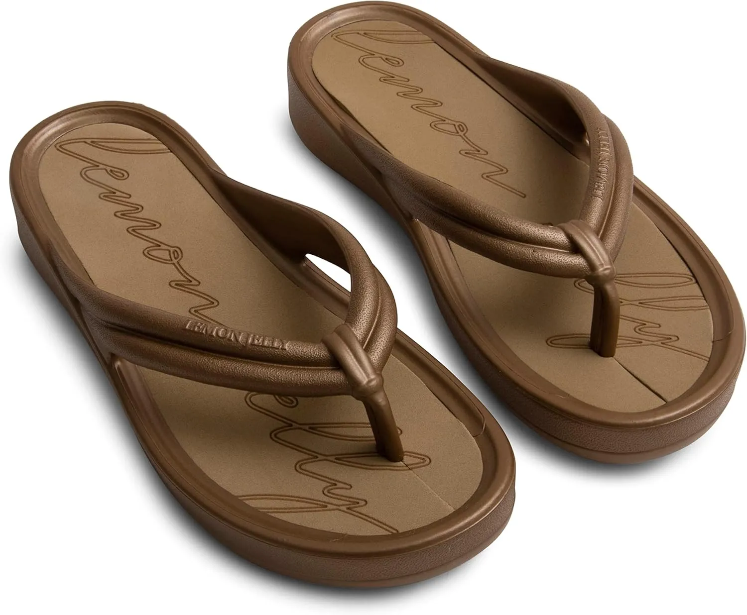 Lemon Jelly Flip Flops for Women - Water-Friendly Comfort Beach Slippers - Super Lightweight Summer Flip Flops for Women - Versatile, Casual Sandals for Ladies - Great for the Pool, Beach & Shower