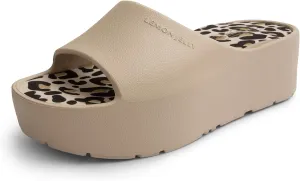 Lemon Jelly Women's Enyd Platform Sandals - Cute Water-Friendly Comfort Wedges for the Beach or Casual Wear - Super Lightweight Slip-On Flip Flops for Ladies