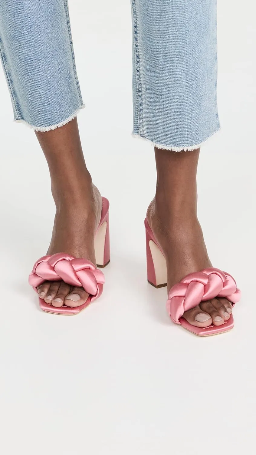 Loeffler Randall Women's Freya Curved Heel Mules with Braid