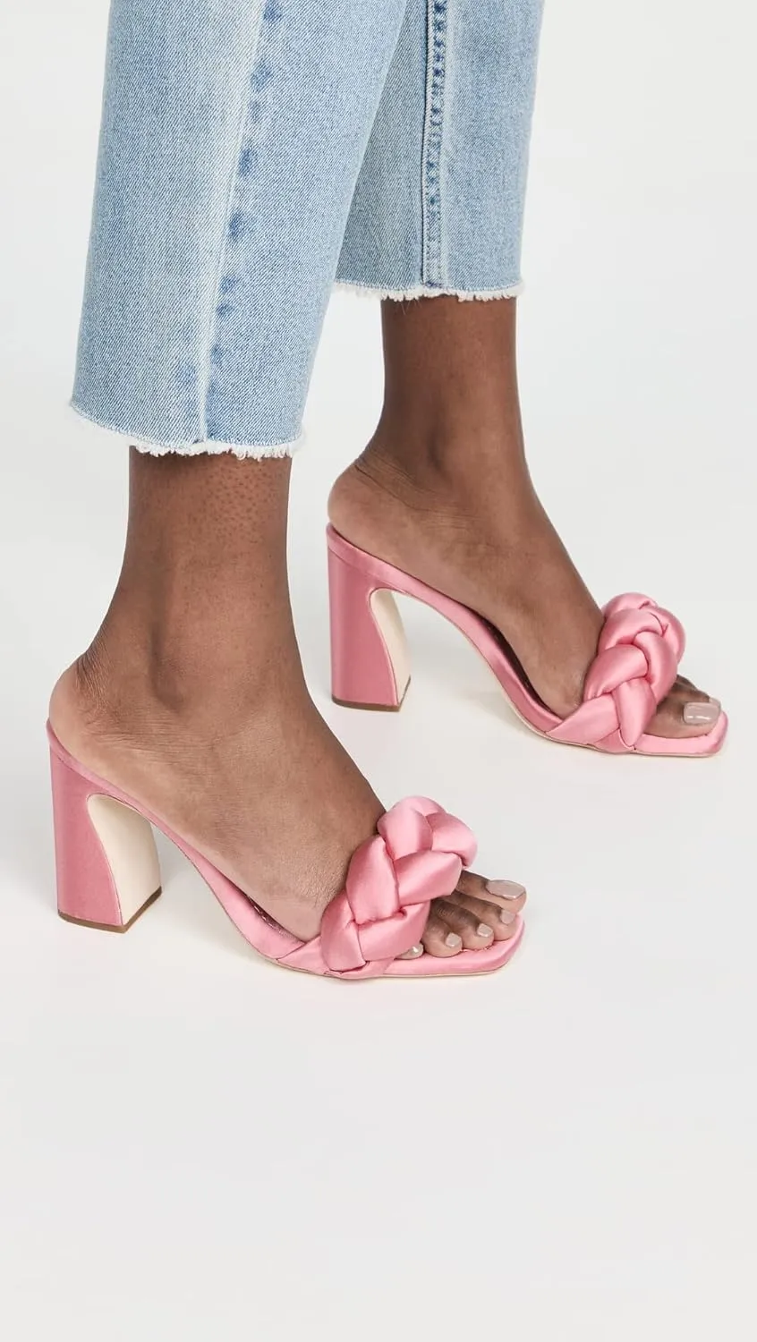 Loeffler Randall Women's Freya Curved Heel Mules with Braid