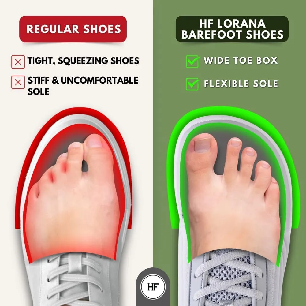 Lorana Sneakers – Ergonomic Barefoot Shoes for Everyday Comfort, Stylish Walking Unisex Footwear