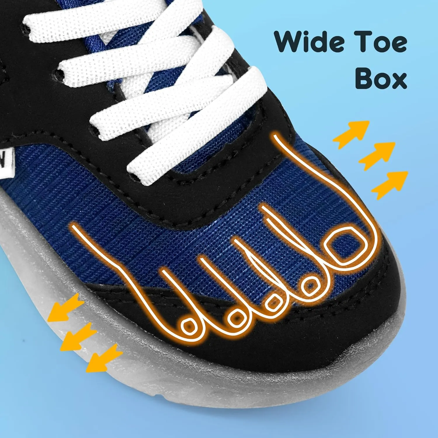 LOUGSIN Kids Light Up Sneakers LED Flashing Tennis Shoes for Boys Girls Lightweight Breathable Flooza Walking Shoes for Toddler and Little Kids