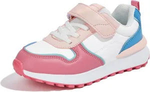LUCKY STEP Kids Sneakers for Girls Boys Running Non-Slip Tennis Casual Walking Shoes Hook and Loop Unisex-Child Storybook Shoes for Big Kids, Little Kids & Toddlers