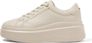 LUCKY STEP Women's Platform Fashion Sneakers Faux Leather Classic Tennis Shoes Low Top Casual Walking Shoes