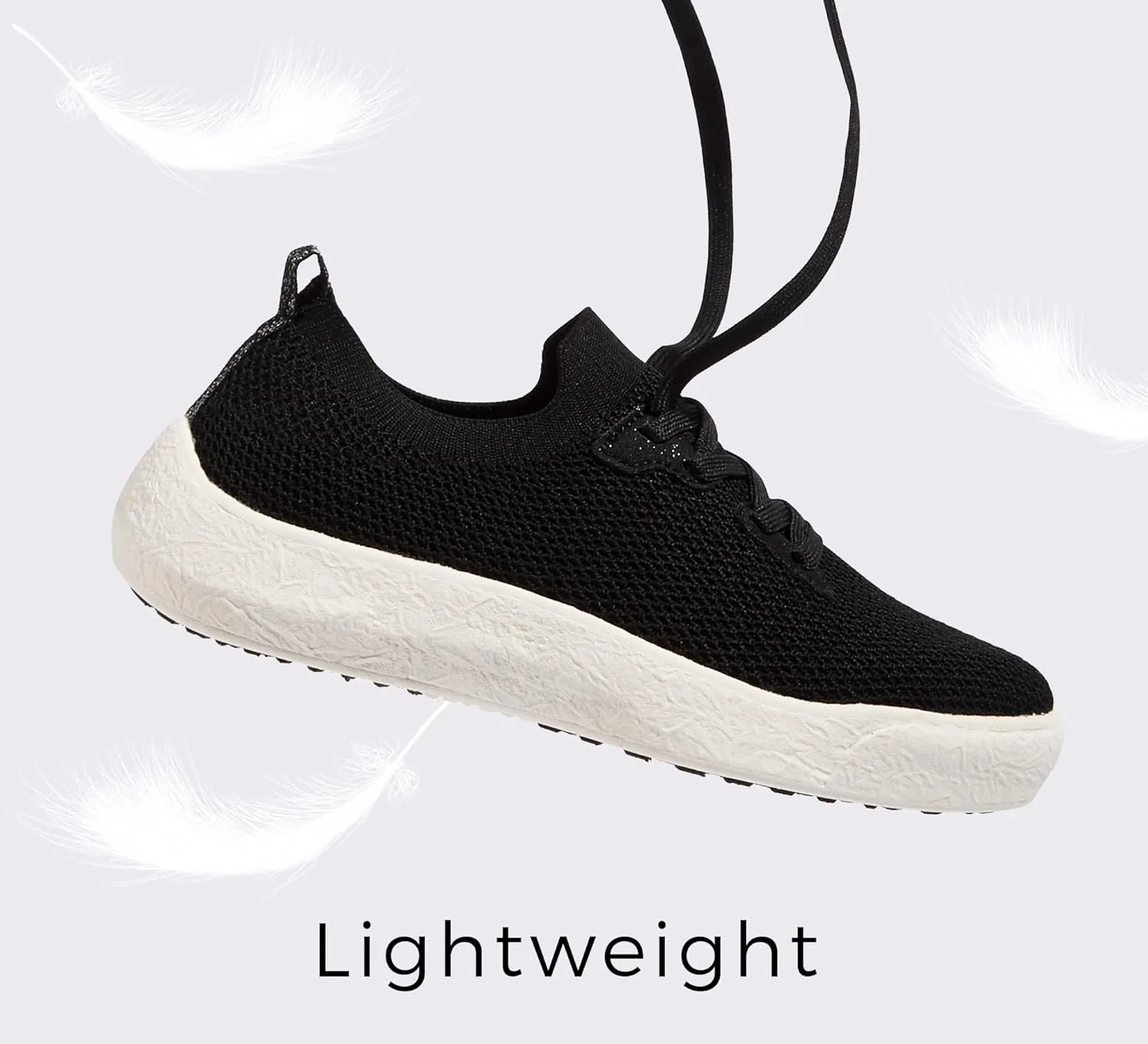 LUCKY STEP Women's Slip on Walking Shoes Casual Mesh-Comfortable Tennis Elastic Sock Breathable Workout Sneakers