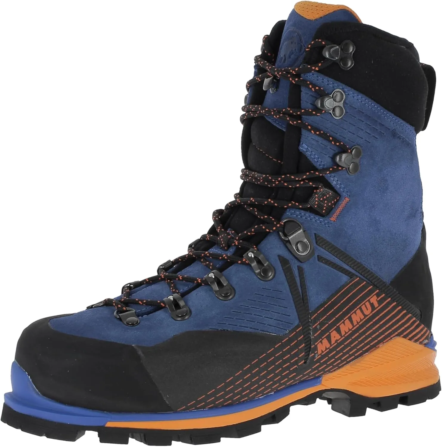 Mammut Kento Mountain High GTX Waterproof Fully Crampon-Resistant Mountain Shoes Men Mountain Boots Alpine Boots Waterproof Men Made in EU