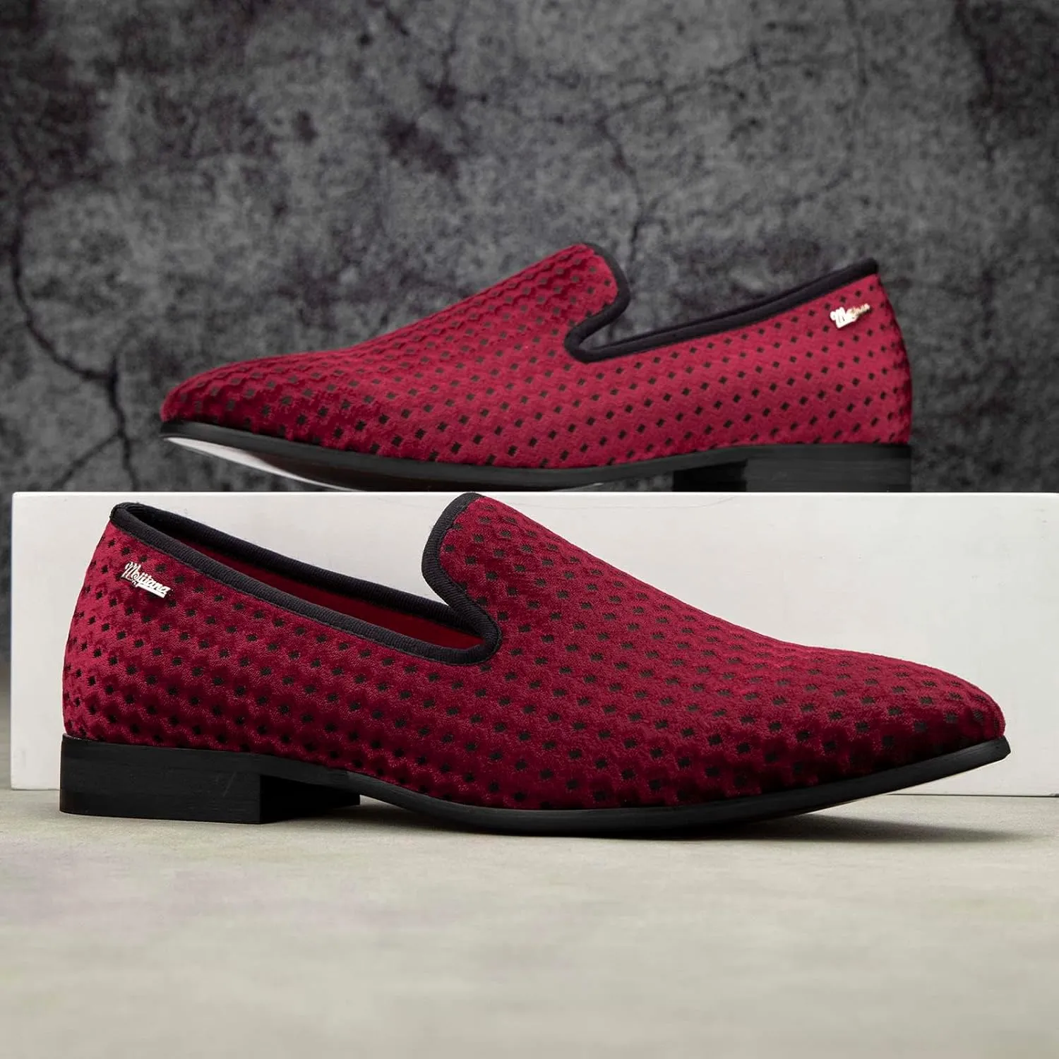 Meijiana Mens Loafers Wedding Dress Shoes Slip-On Loafers for Men Tuxedo Suit Shoes