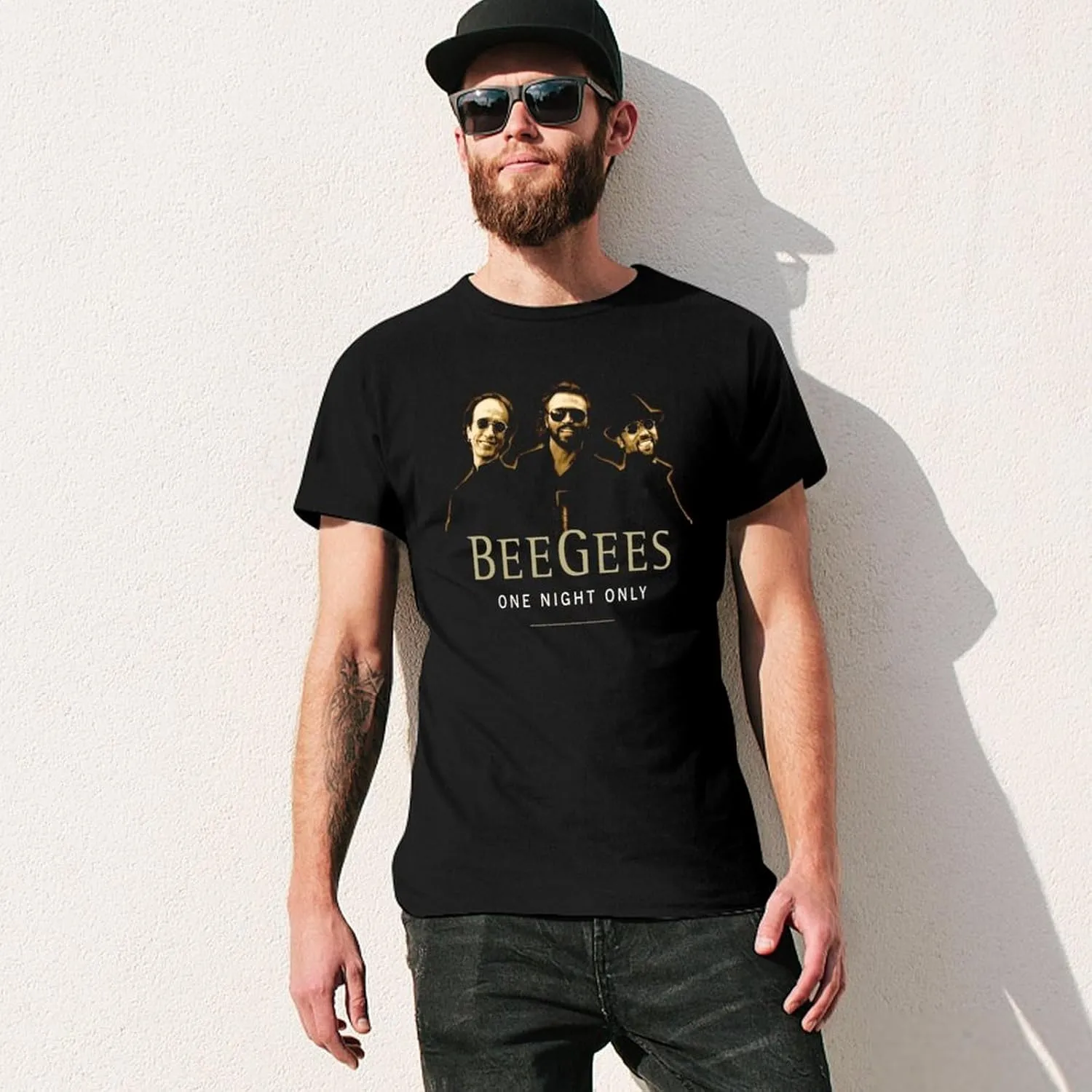 Men Music Fans T-Shirts Novelty Short Sleeve Cotton Shirts Adult