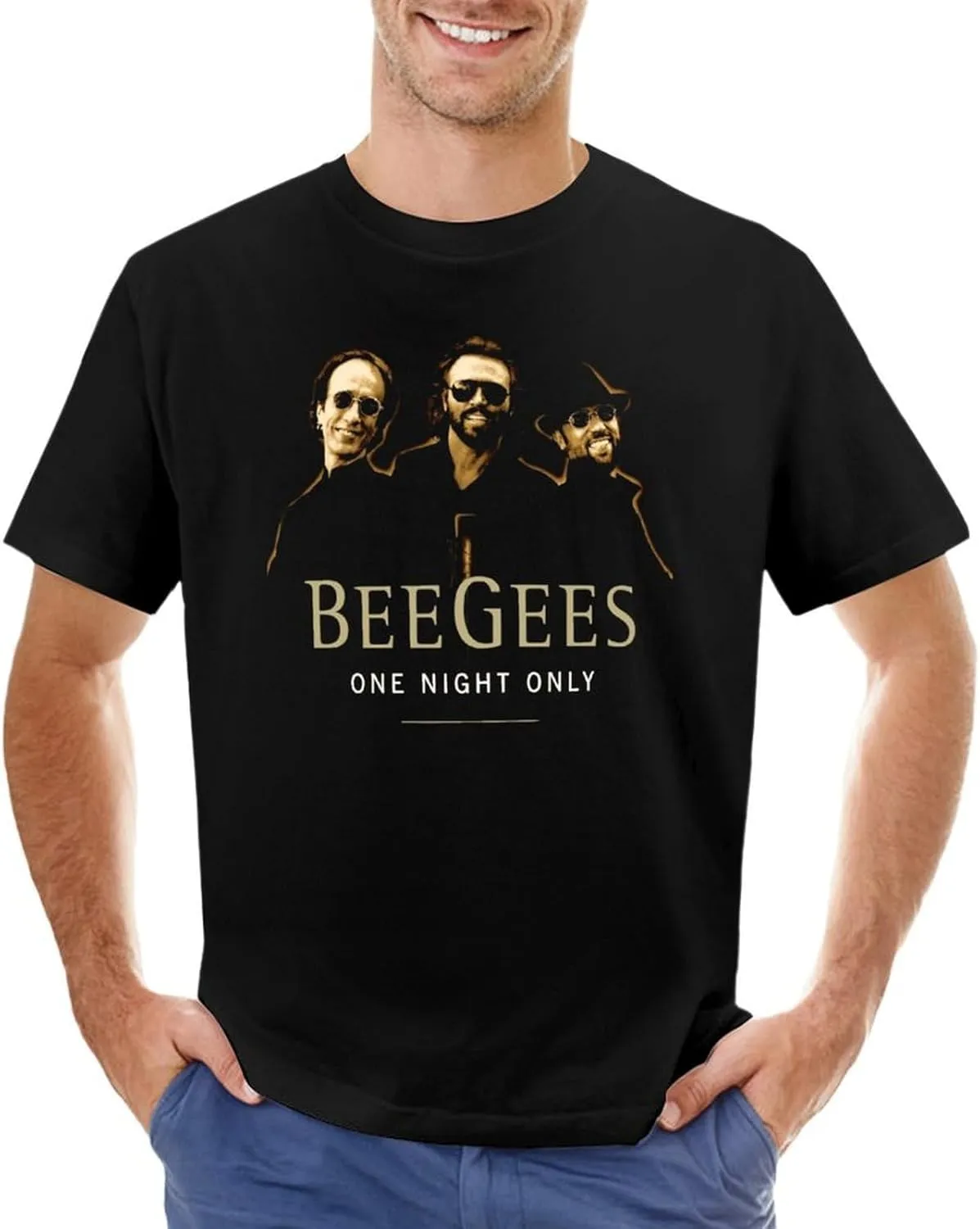 Men Music Fans T-Shirts Novelty Short Sleeve Cotton Shirts Adult