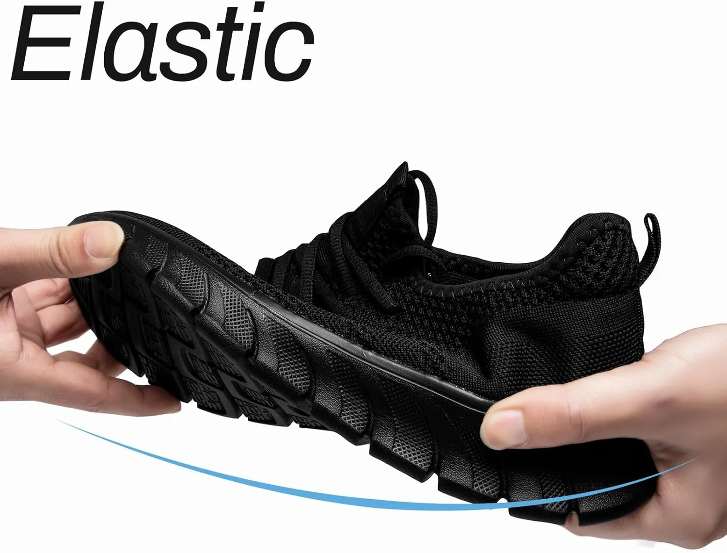 Men Running Tennis Shoes Gym Fashion Sneakers Walking Workout Shoes Athletic Slip on Breathable Mesh Comfortable Lightweight Casual Sport Shoe