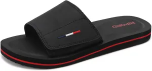 Mens Adjustable Slides Sandals Slip On Sandals Comfortable Athletic Anti-Slip Slides