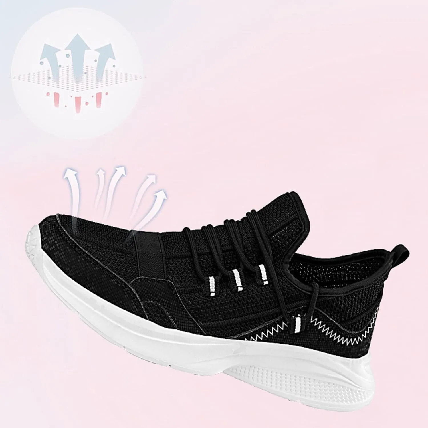 Men's Casual Dress Mesh Shoes Women Knit Lightweight Breathable Fashion Sneaker Fashionable Couple Walking Shoes for Everyday Wear