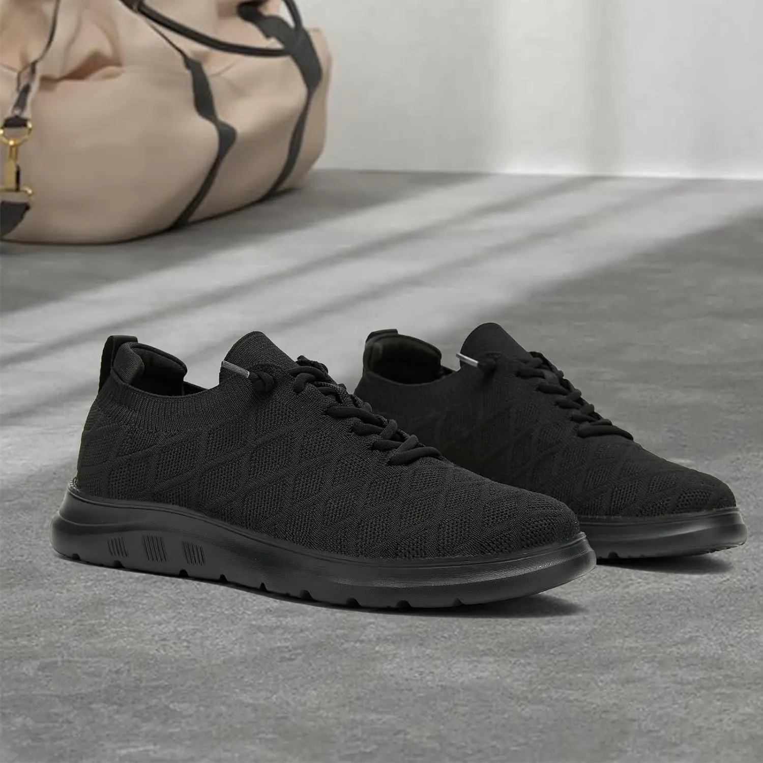 Mens Casual Dress Oxfords Shoes Fashion Mesh Work Business Walking Sneakers Comfortable Lightweight Soft Sole