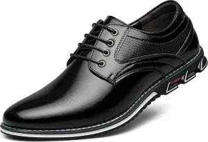 Men's Casual Dress Shoes Comfortable Fashion Dress Sneakers Men Office Classic Mens Oxfords Leather Business Casual Shoes Formal