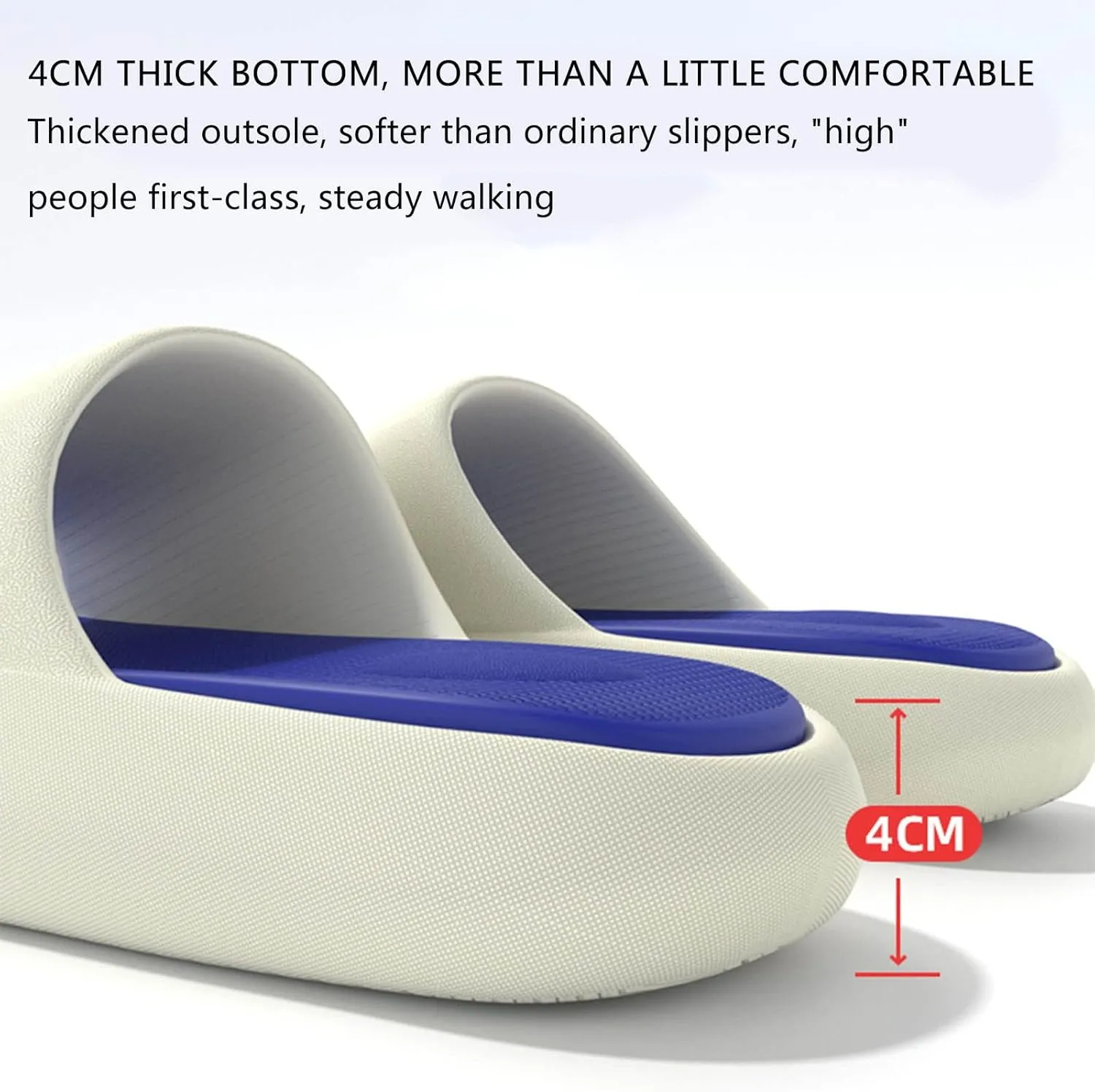 Mens Couple Shoes Solid Color Non Slip Novelty Open Toe Slippers Summer Home Bathroom Platform Mens Camping Slippers