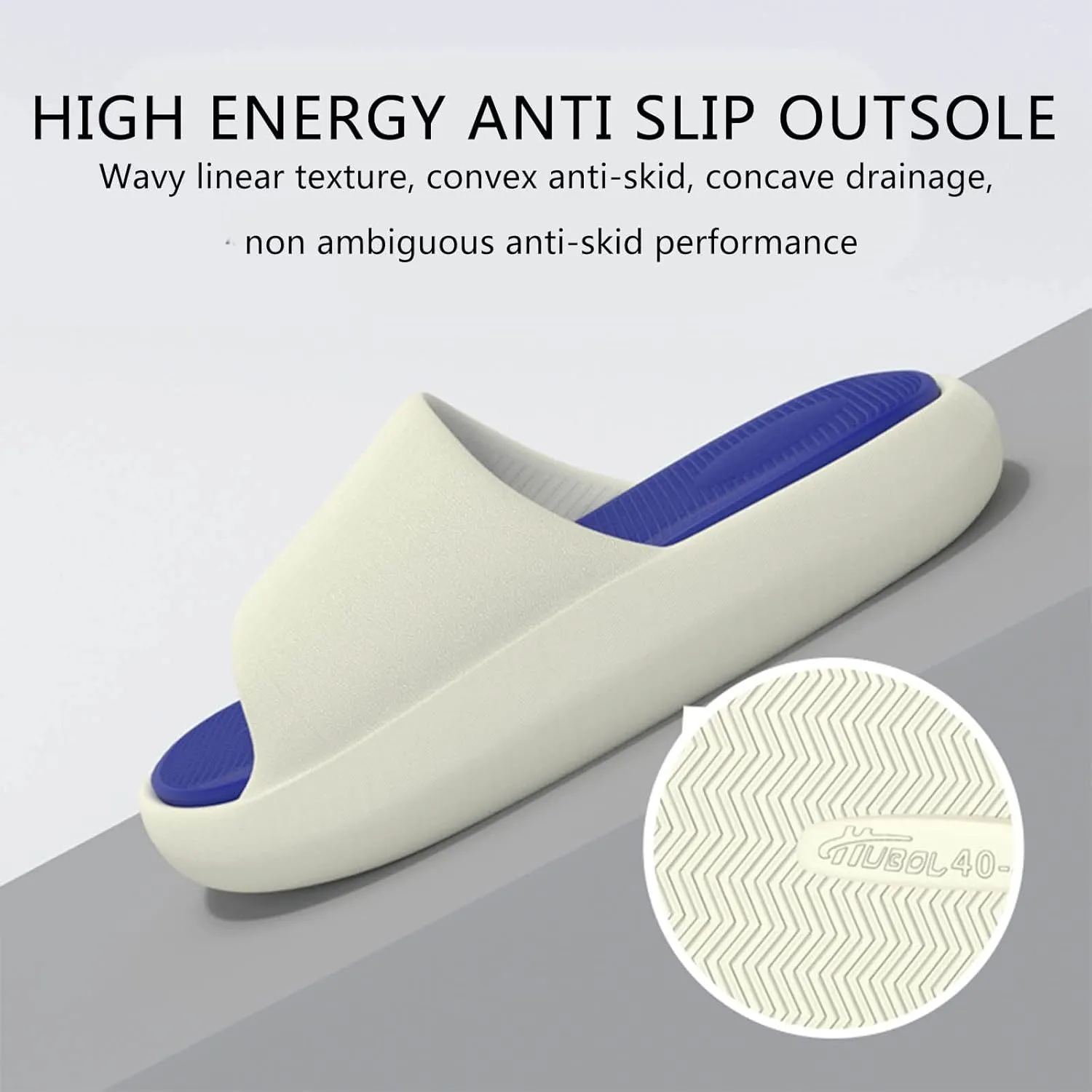 Mens Couple Shoes Solid Color Non Slip Novelty Open Toe Slippers Summer Home Bathroom Platform Mens Camping Slippers
