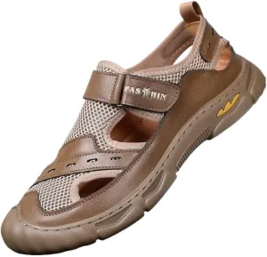 Men's Cutout Mesh Handmade Flat Casual Loafers Slip-on Casual Walking Shoes for Men
