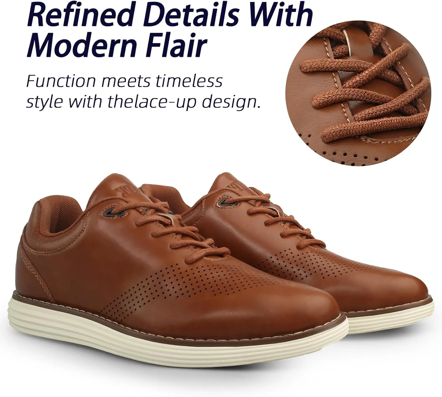 Men's Dress Oxford Shoes Formal Business Lace Up Walking Work Wedding Business Oxford Shoes