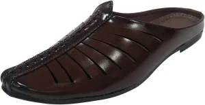 Mens Ethnic Designer Punjabi Jutti for Men Cream Gold Shoes Wedding Khussa Traditional Handmade Loafers