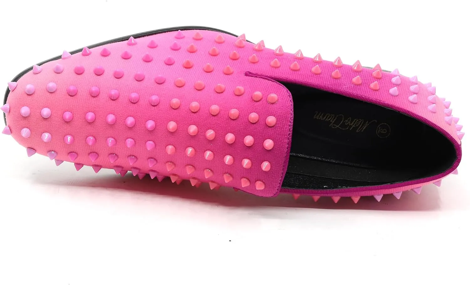 Men's Fashion Smoking Gradient Spike Dress Tuxedo Loafers Slip On Shoes SM-199