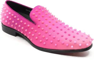 Men's Fashion Smoking Gradient Spike Dress Tuxedo Loafers Slip On Shoes SM-199