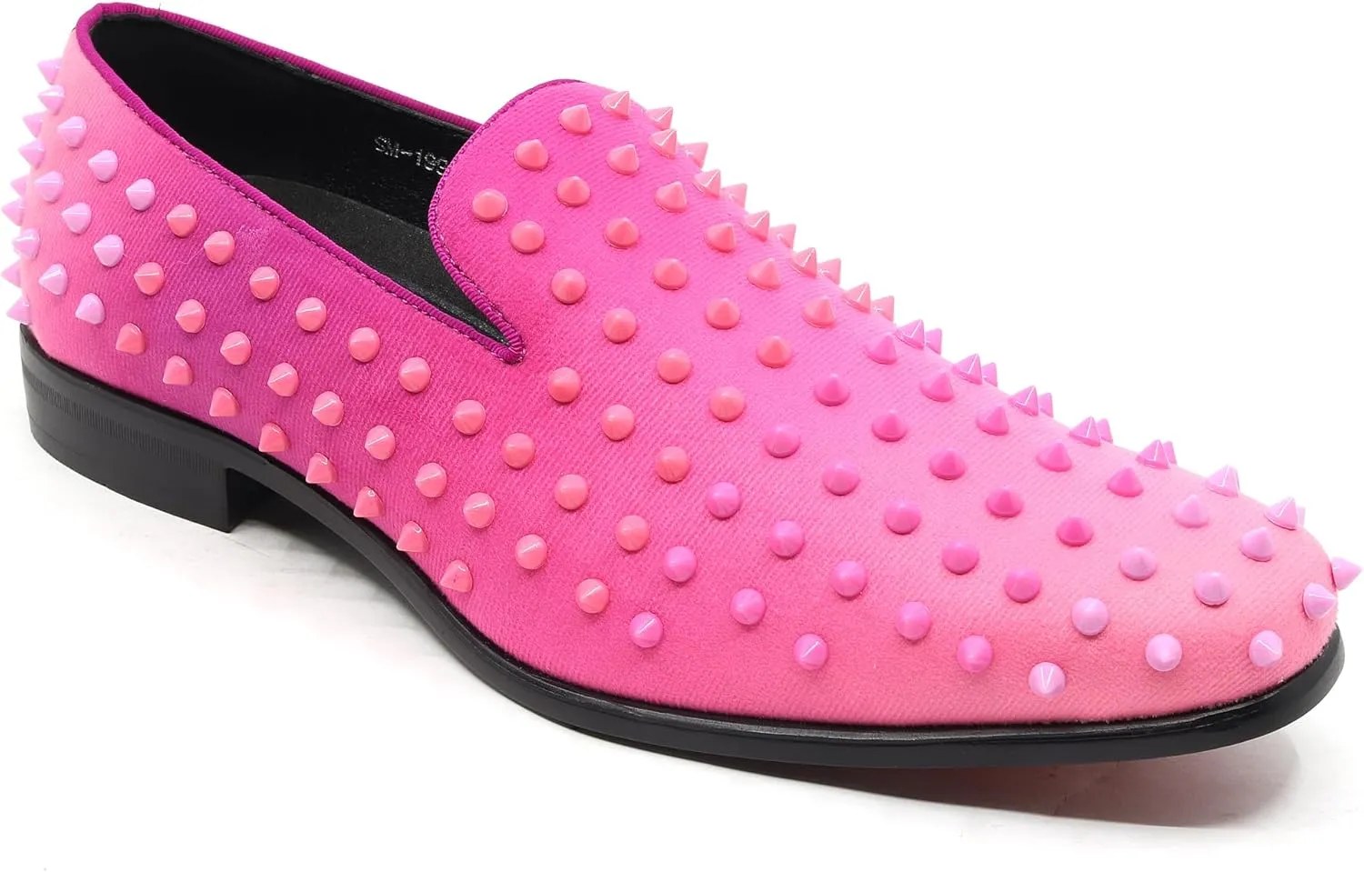 Men's Fashion Smoking Gradient Spike Dress Tuxedo Loafers Slip On Shoes SM-199