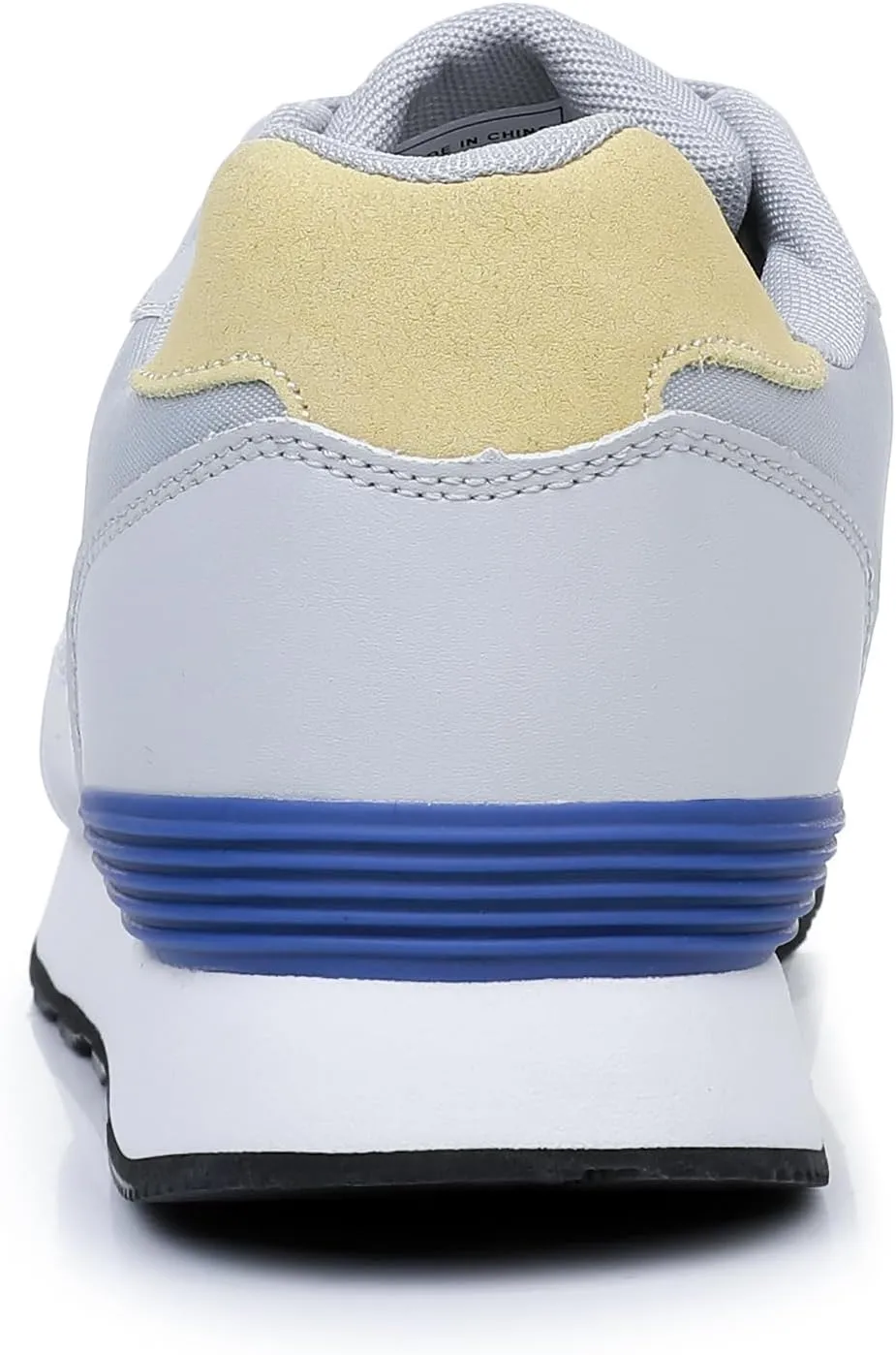 Men's Fashion Sneakers Lace Up Retro Classic Running Shoes for Men Mesh Lightweight and Breathable Non-Slip Rubber Outsole and EVA Midsole Walking Sport Shoes