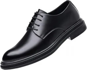 Men's Genuine Leather Dress Shoes, Comfortable Monk Strap Loafers Classic Formal Business Shoes Round Toe Classic Elegant Comfortable