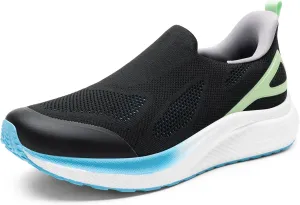Men's Hands-Free Slip On Walking Shoes Laceless Comfortable Tennis Sneakers