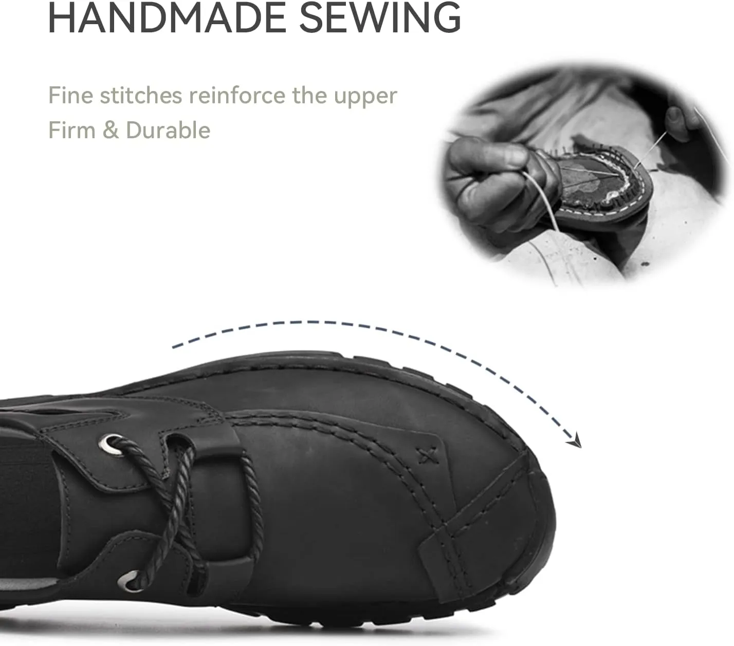 Men's Leather Casual Shoes Fashion Sneakers Driving Loafers Walking Shoes for Men