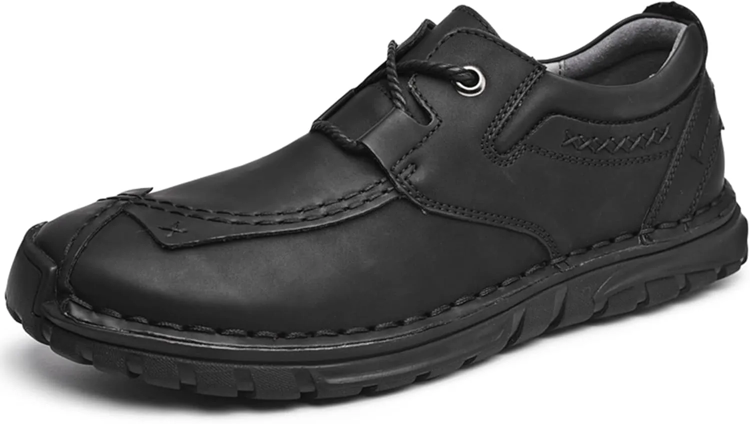 Men's Leather Casual Shoes Fashion Sneakers Driving Loafers Walking Shoes for Men