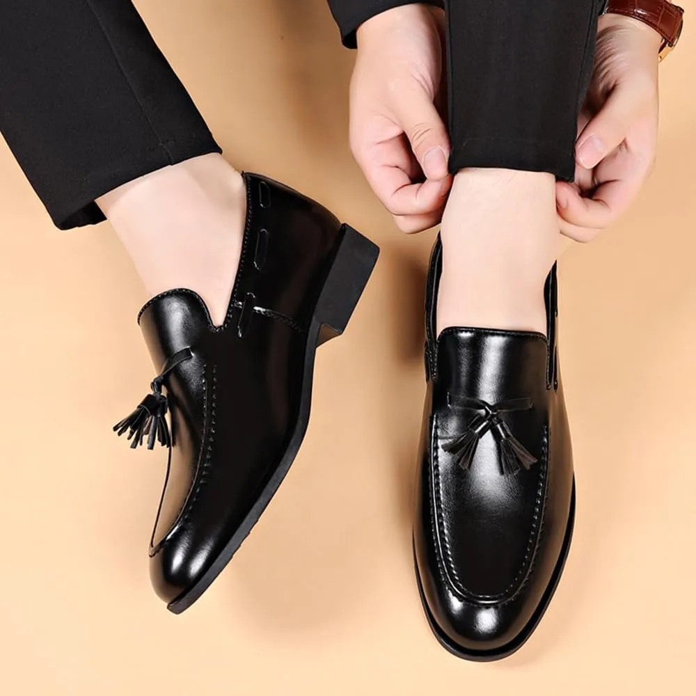 Men's Loafers Dress Shoes Loafers Formal Tassels Business Casual Tuxedo Shoes