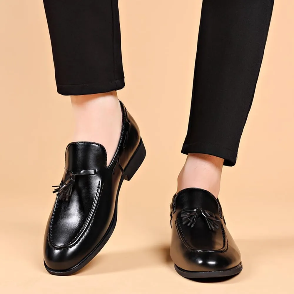 Men's Loafers Dress Shoes Loafers Formal Tassels Business Casual Tuxedo Shoes