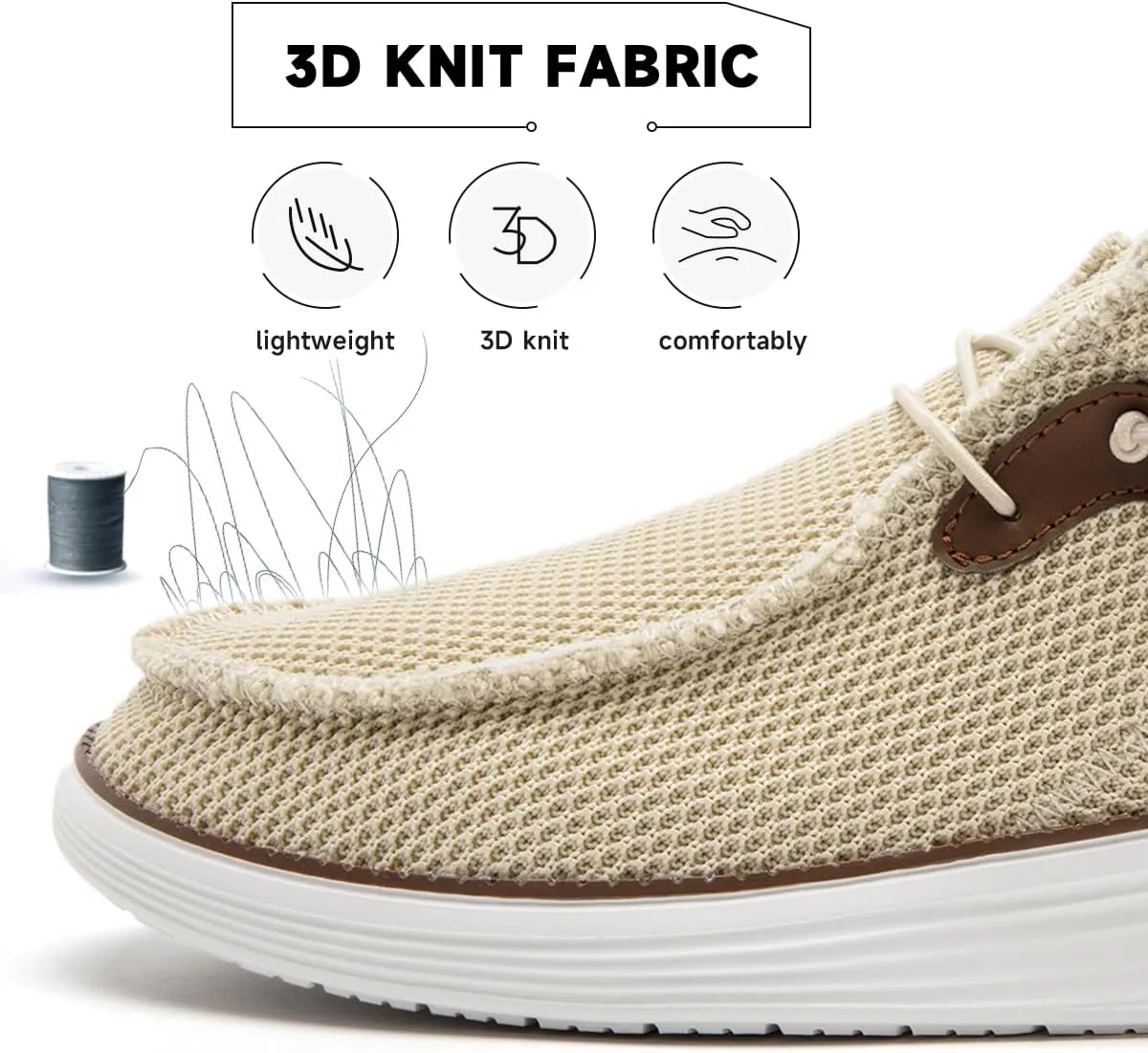 Men's Loafers Slip On Sneakers Boat Walking Fashion Shoes Classcial Comfortable Stylish Lightweight Casual Shoes for Men Non-Slip Durable Home Driving Shoes