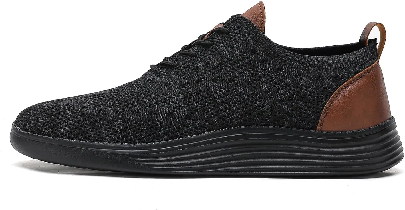 Men's Mesh Oxfords Sneakers Handmade Comfortable Casual Dress Business Slip On Lightweight Walking Shoes for men