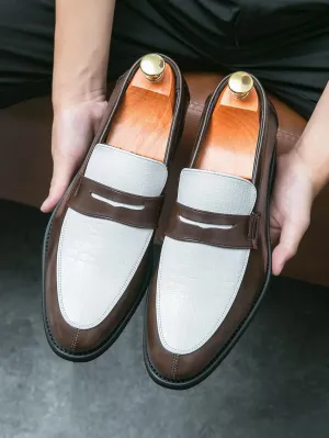 Mens Slip-on Dress Penny Loafer Casual Loafers Shoes for Male Classic Business Work Office Formal Dress Shoes