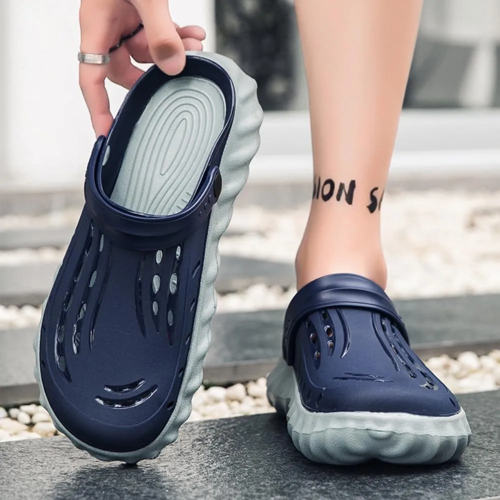 Men's Slip-Resistant Clogs Shoes ，sandals- Soft, Breathable, Non-slip and Easy to Clean，Perfect for Beach, Kitchen, Home and Office - Ideal for Rainy Day Travel