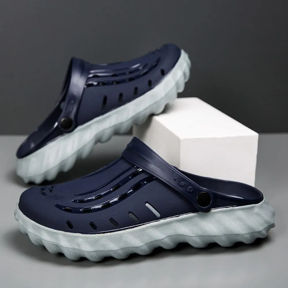 Men's Slip-Resistant Clogs Shoes ，sandals- Soft, Breathable, Non-slip and Easy to Clean，Perfect for Beach, Kitchen, Home and Office - Ideal for Rainy Day Travel