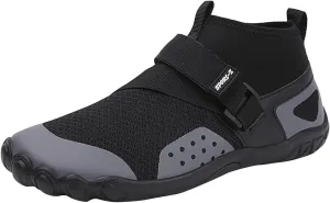 Men's Water Shoes Quick Drying Sports Aqua Shoes,Men and Women Swimming Shoe Summer Lightwight Hiking Wading Diving Beach Shoe Women Indoor SportsYoga Skin Footwear with Adujustable Strap