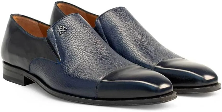 Mezlan Men's Formal Loafers, Blue, Size 10.5