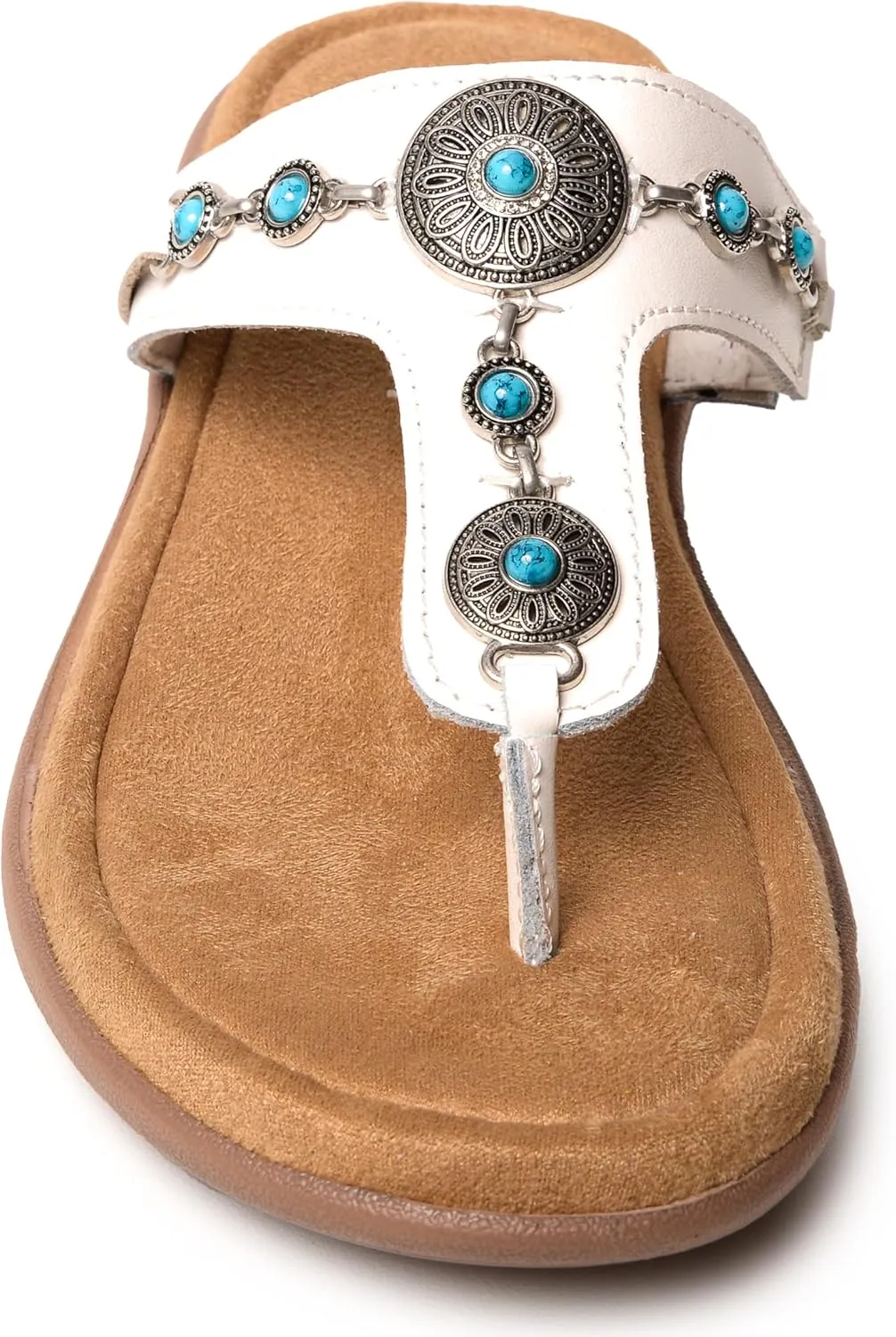 Minnetonka Brenn - Double Band Slide Sandals for Women Handcrafted with Classic Slip-On Silhouette Design, Padded Rubber Soles, and Metal Accents and Ornaments