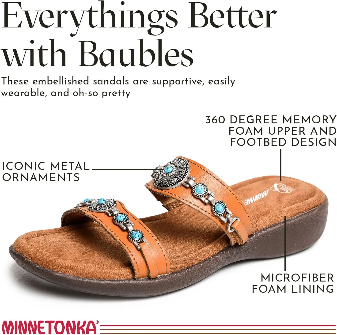 Minnetonka Women's Brenn, Brecca, Brida Sandals