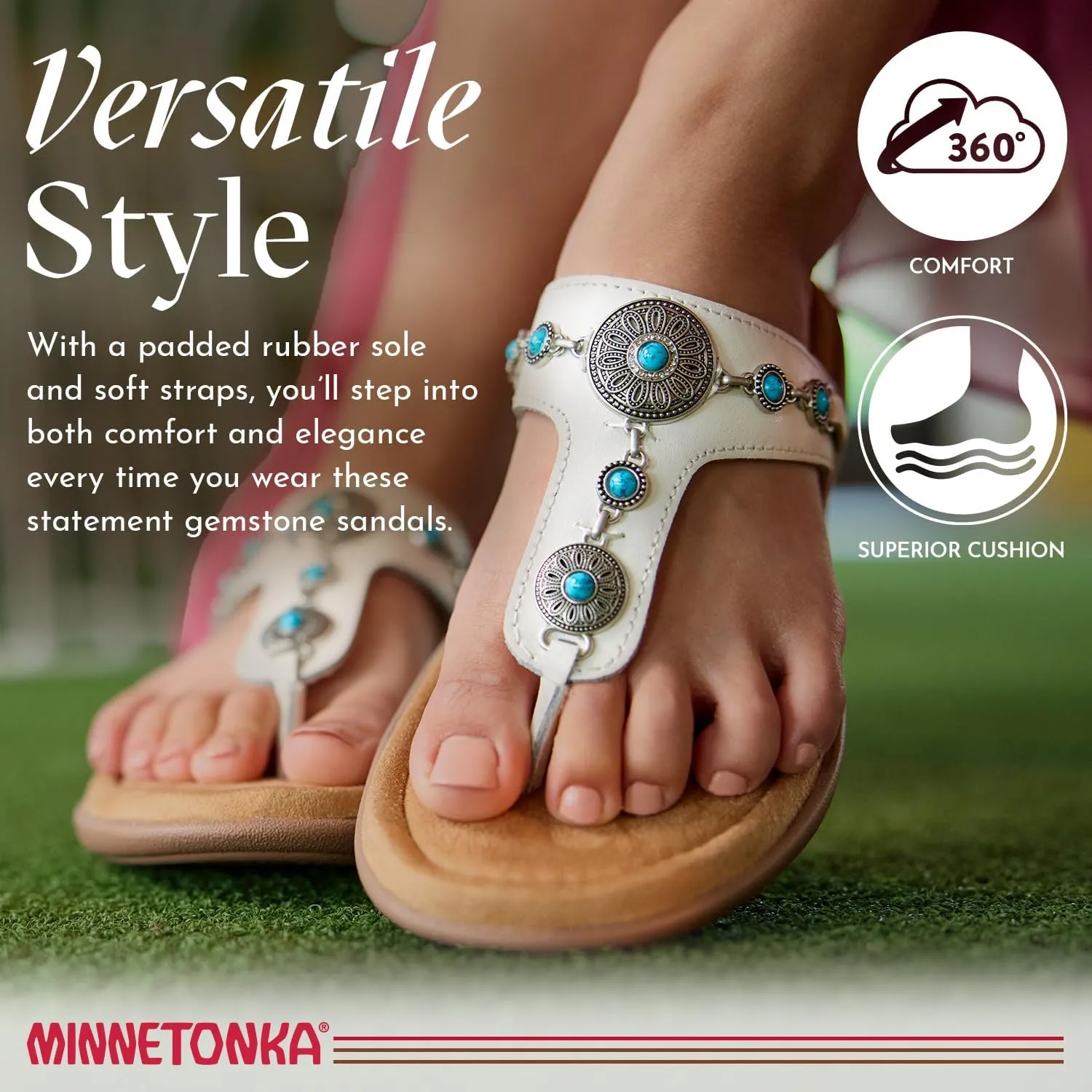 Minnetonka Women's Brenn, Brecca, Brida Sandals