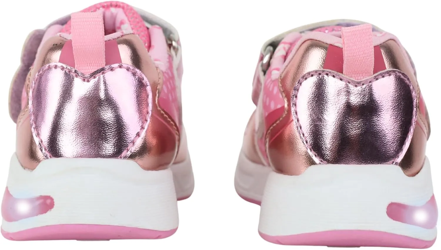 Minnie Mouse Kids Sneakers Girls with Hook and Loop Closure