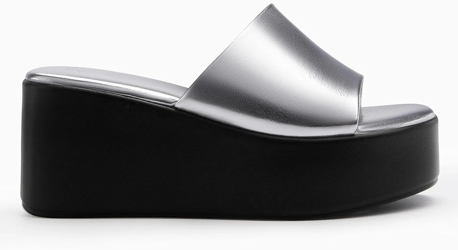 Minshluu Womens Platform Wedge SIides Sandals Open Toe Slip on Lightweight Wedges Sandal
