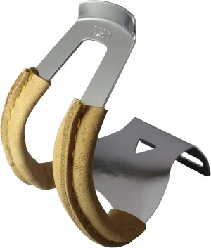 MKS (Mikashima) Half Clip Steel Deep [with Leather] Left and Right Set, One Size Fits Most