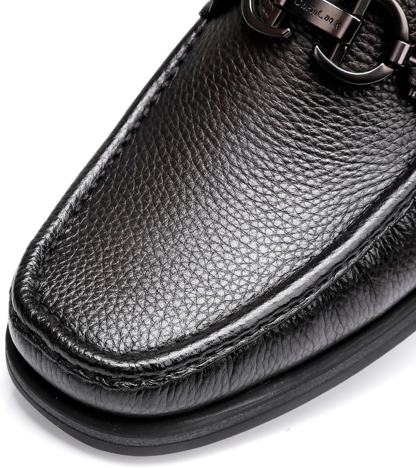 Mokilife Men's Loafers Outlet, Leather Chunky Dress Shoes Formal Loafers Slip on Penny for Men