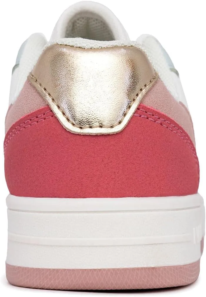 Nautica Girls Fashion Shoe - Lace-Up Low-Top Tennis Sneakers for Big Kids, Little Kids & Toddlers (Regular Heel/Platform Sole)