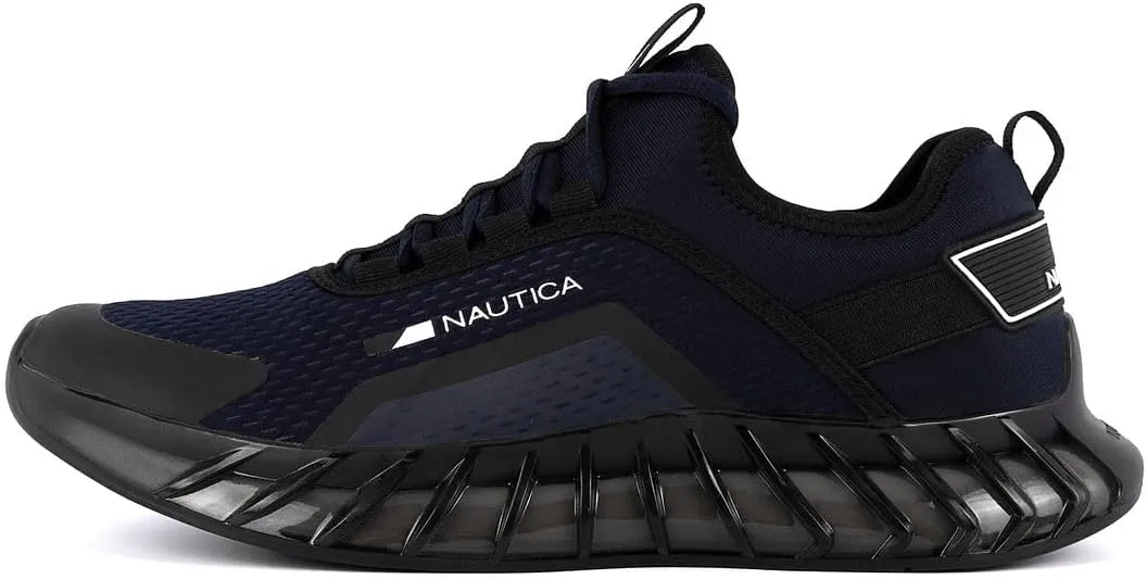 Nautica Men's Casual Fashion Sneakers – Lightweight Lace-Up Athletic Walking Shoes for Gym & Tennis, Comfortable