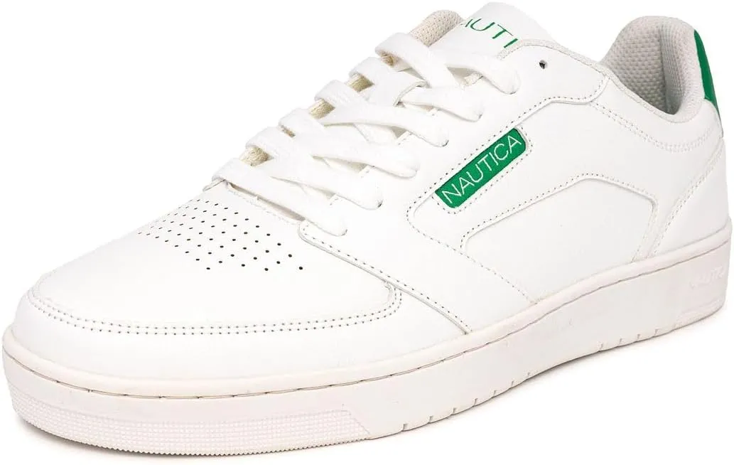 Nautica Men's Casual Lace-Up Sneakers - Classic Low-Top Tennis Fashion Sneakers